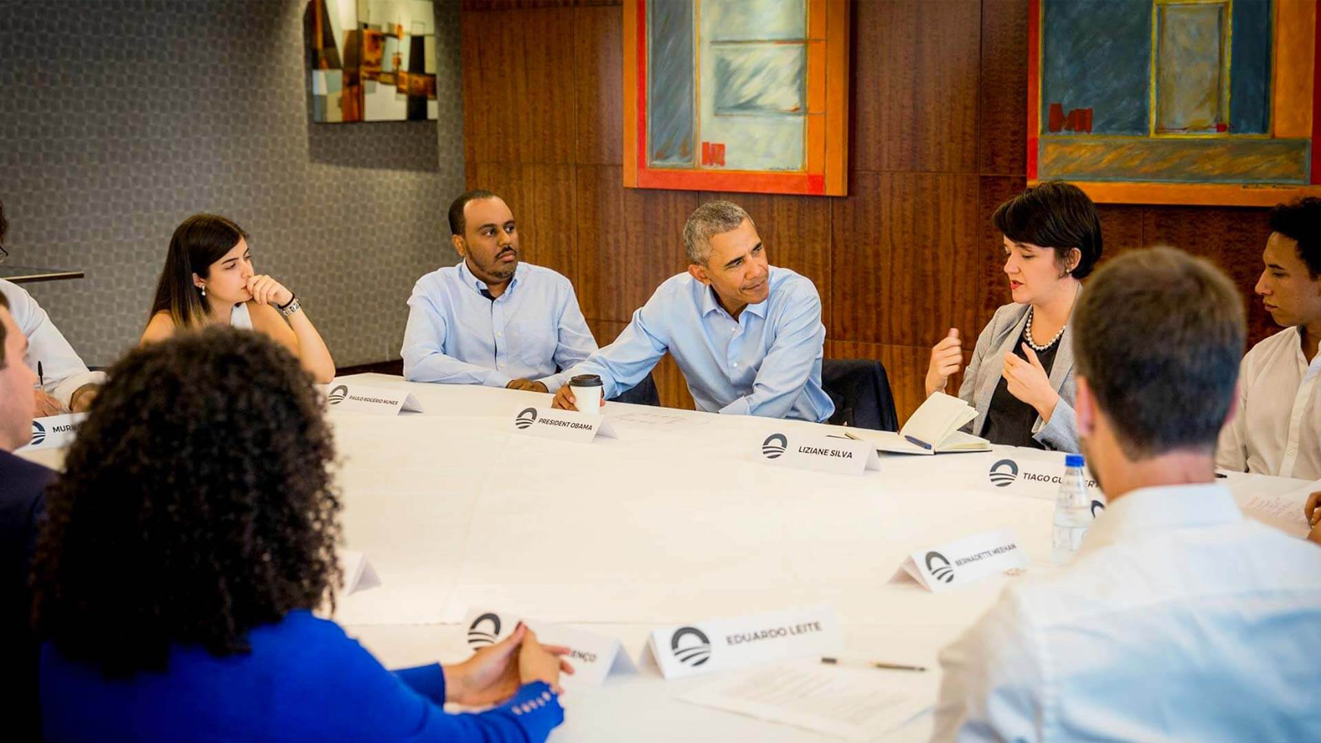 Lemann Fellows têm encontro inspirador com Obama